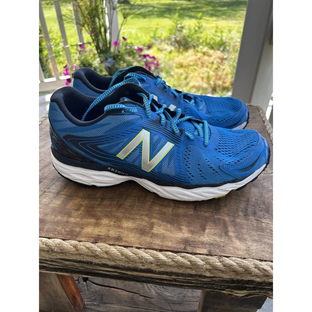 New Balance 680v4 M680LE4 Mens 10.5 D Blue Running Athletic Shoes
